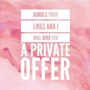 Bundle your items for a deal you cannot refuse! 💕